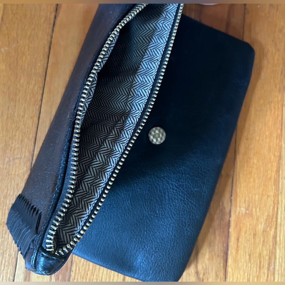 Large Leather Clutch